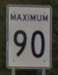 speed limit sign Canada